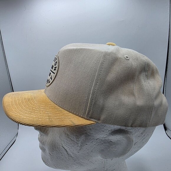 Brixton Oath III Snapback Hat Gray Yellow Adjustable Casual Outdoors Going Out - Picture 2 of 10